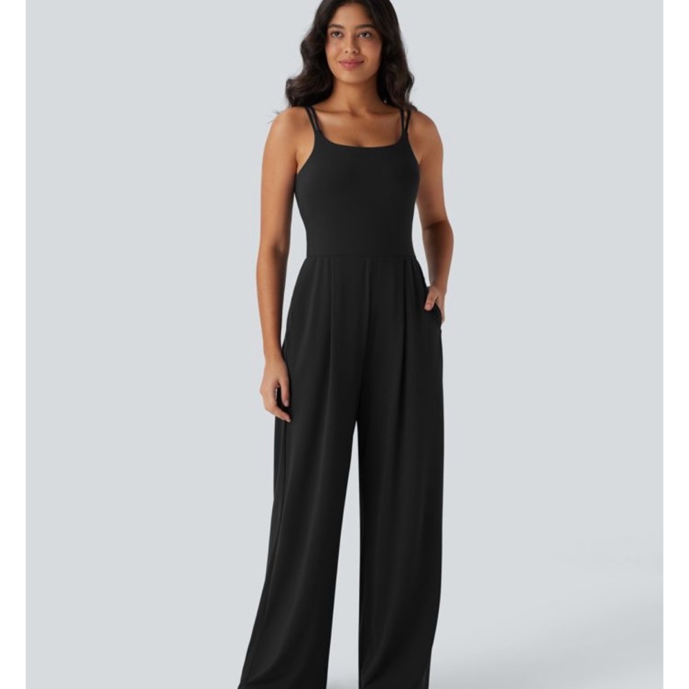 HALARA NWOT Elegant Black Jumpsuit